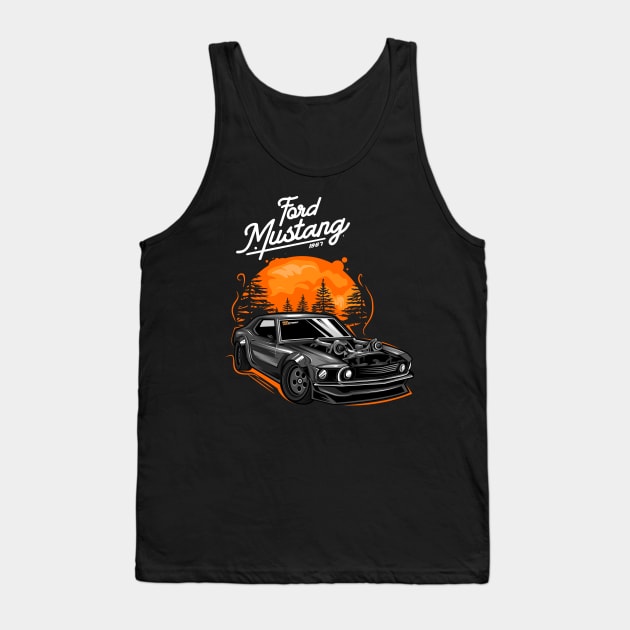 Mustang 1967 Tank Top by RYZWORK